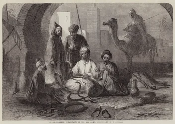 Slangenbezweerders, inwoners van de Riffkust, Marokko